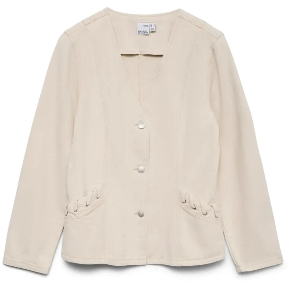 Vero Moda jakke Vmleva – Ecru — produktfoto
