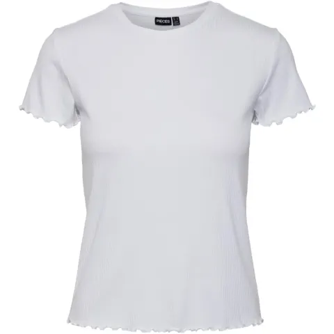 Pieces T-shirt Pcnicca – Bright White — produktfoto