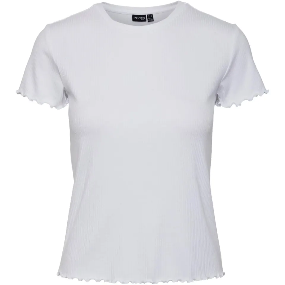 Pieces T-shirt Pcnicca – Bright White — produktfoto