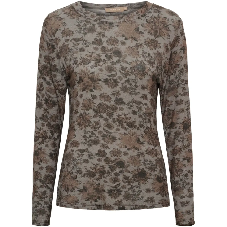 Marta du Château bluse top MdcElissa 7914 – Fango11279tpd — produktfoto