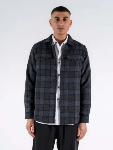 Marcus MAelmer overshirt – Grå — produktfoto