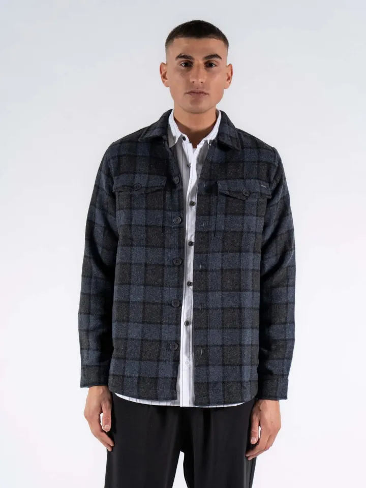 Marcus MAelmer overshirt – Grå — produktfoto