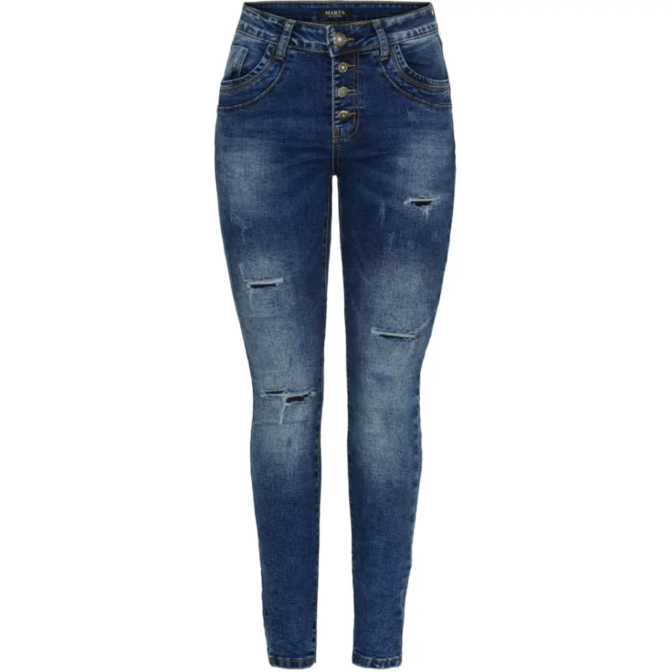 Marta du Château jeans MdcAna Mdc176-26164 – Dark Blue Denim — produktfoto