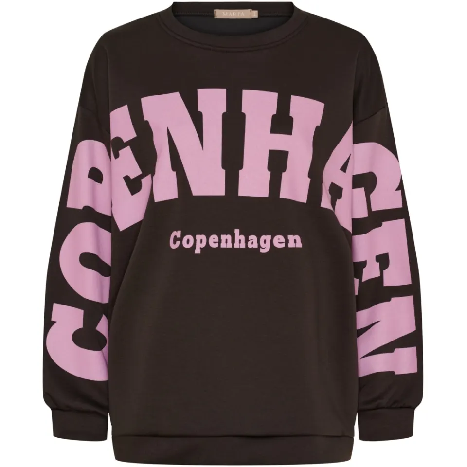 Marta du Château sweatshirt MdcHibiscus 22659 – Moro — produktfoto