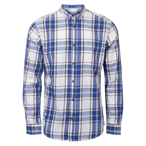 Marcus Nelson LS Shirt – Blå — produktfoto