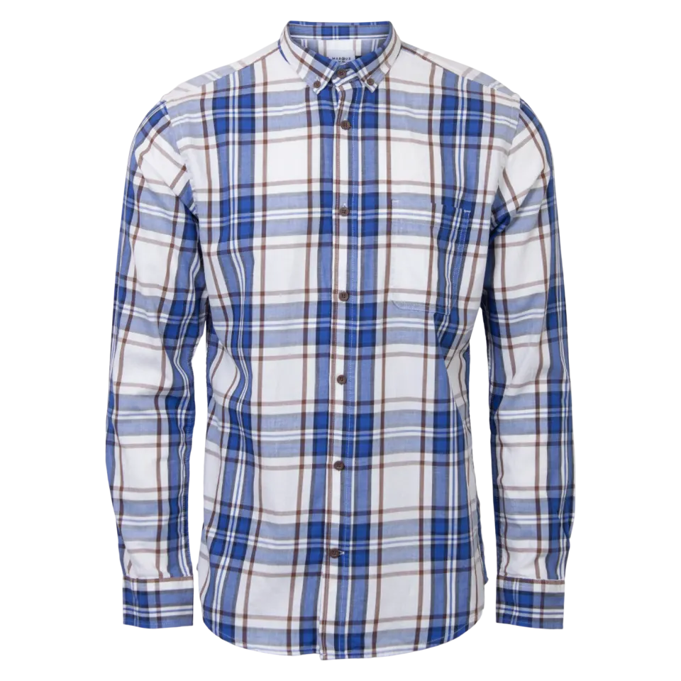 Marcus Nelson LS Shirt – Blå — produktfoto