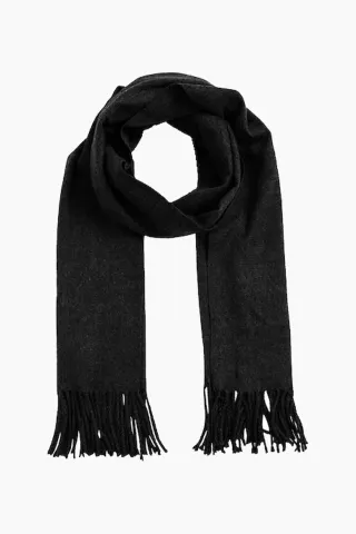 .Object Objmarilyn Wool Scarf - Black – Object — produktfoto
