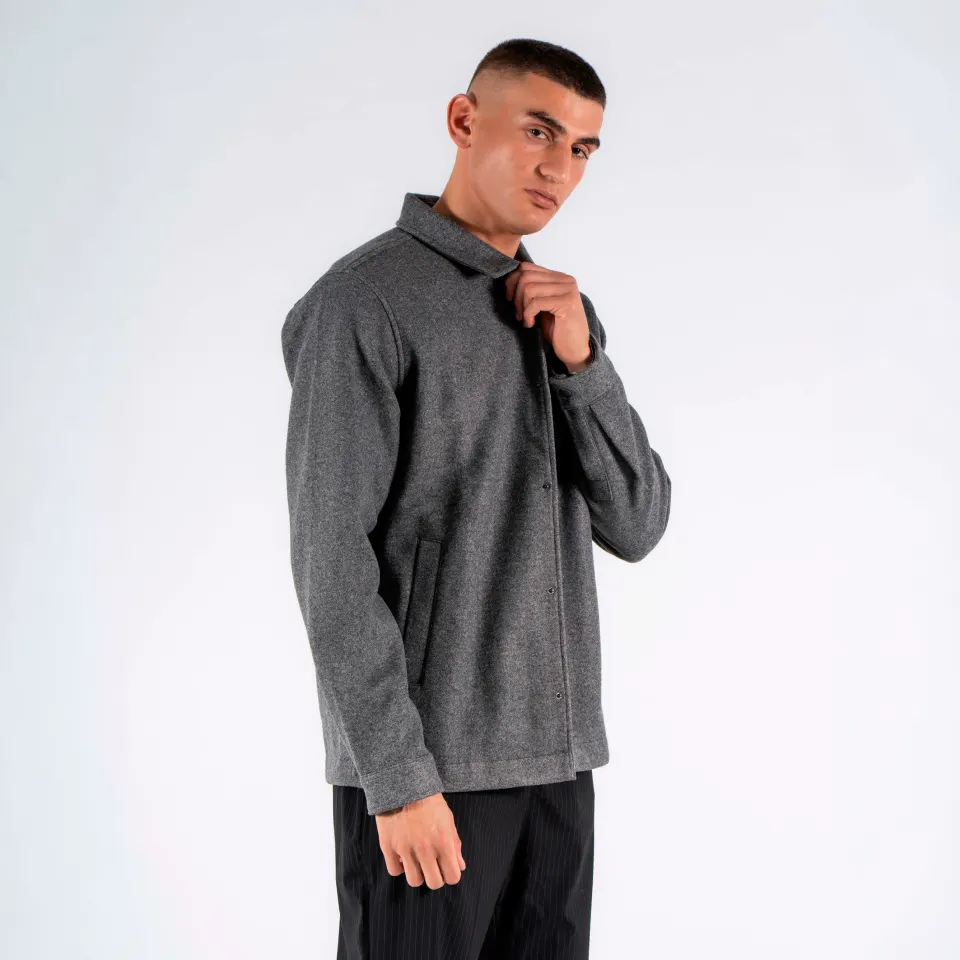 Marcus MAkazim overshirt – Grå — produktfoto