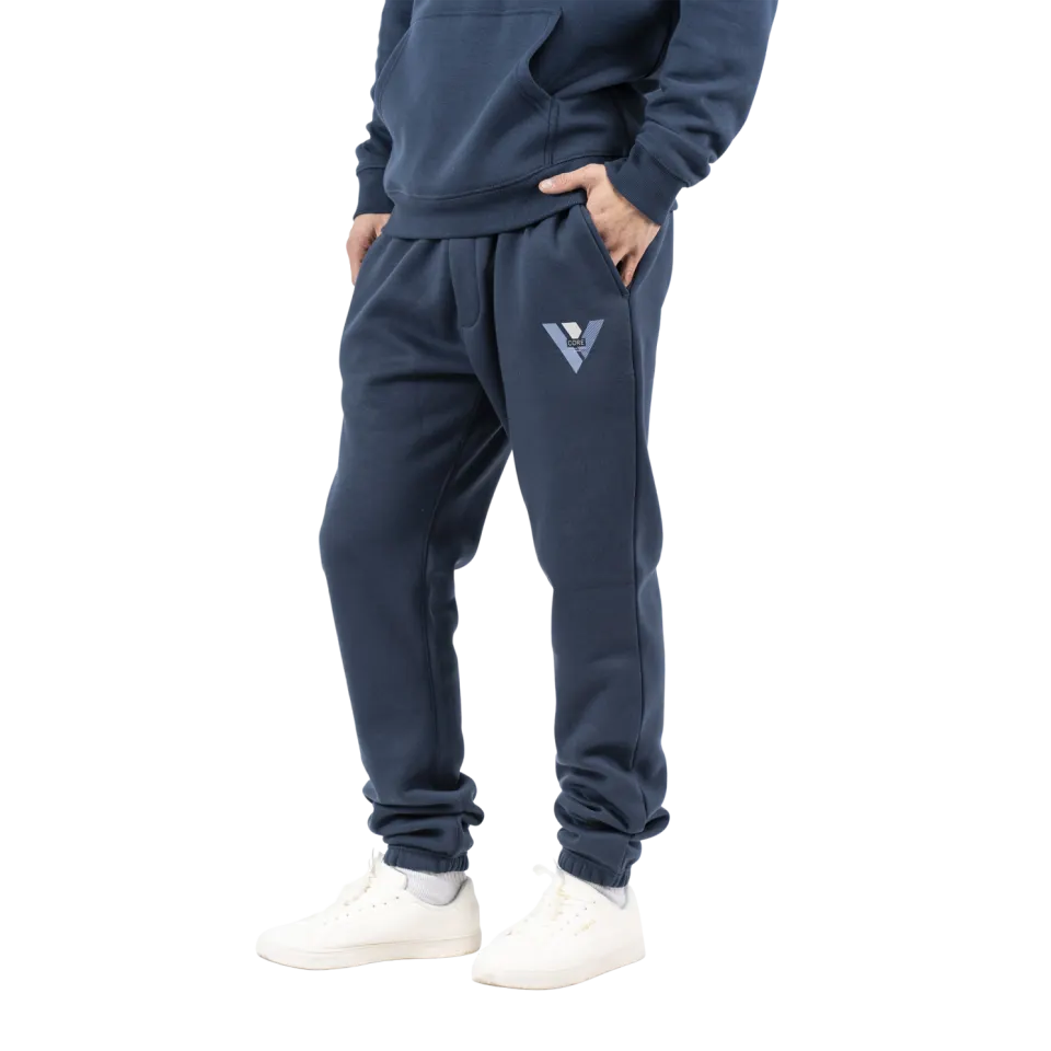 Marcus Colin Comfort Pants Print 13 – Blå — produktfoto