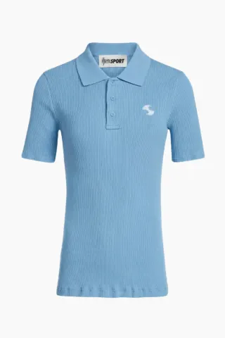 OpéraSPORT Elia Seamless Polo – blå — produktfoto