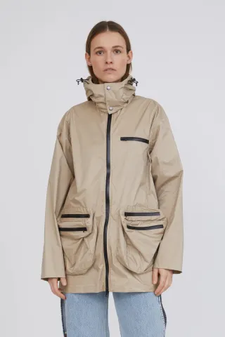H2O Fagerholt Tech3 Rain Coat – sand — produktfoto
