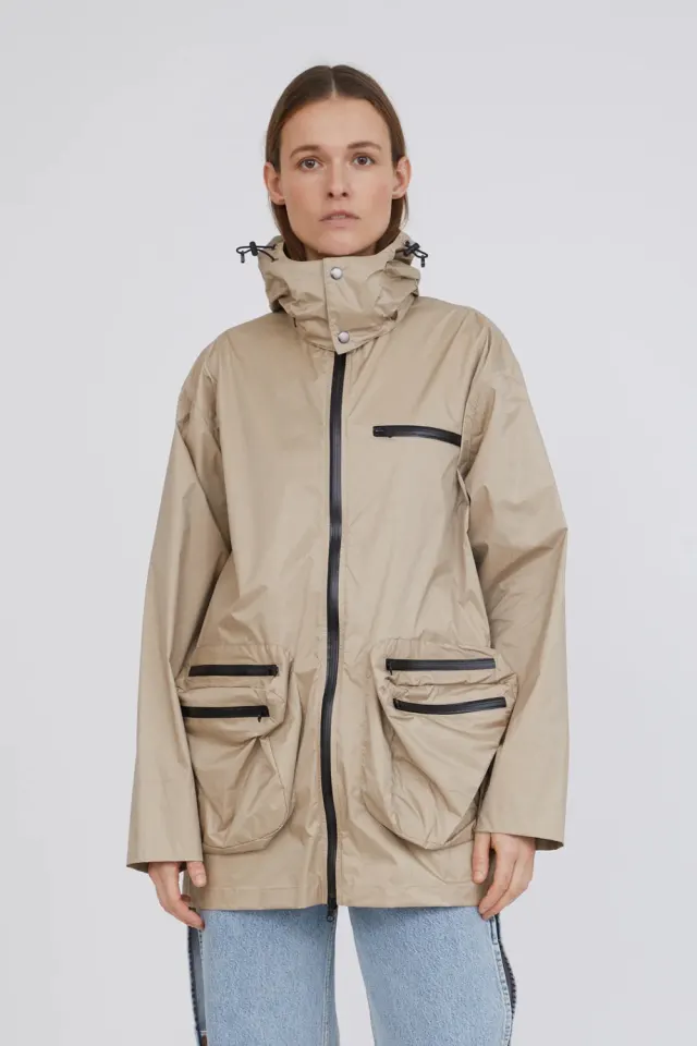 H2O Fagerholt Tech3 Rain Coat – sand — produktfoto