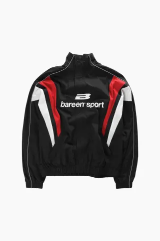 bareen Track Jacket 2.0 – Black/Red/White — produktfoto