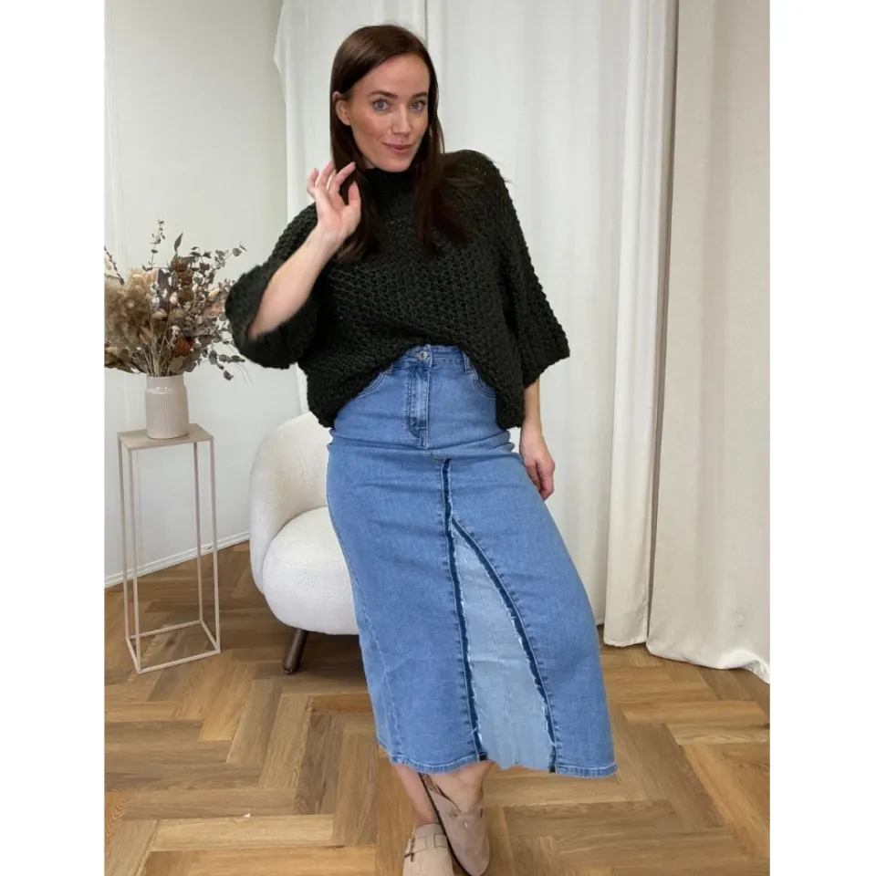 Jewelly nederdel JW2580 – Denim — produktfoto