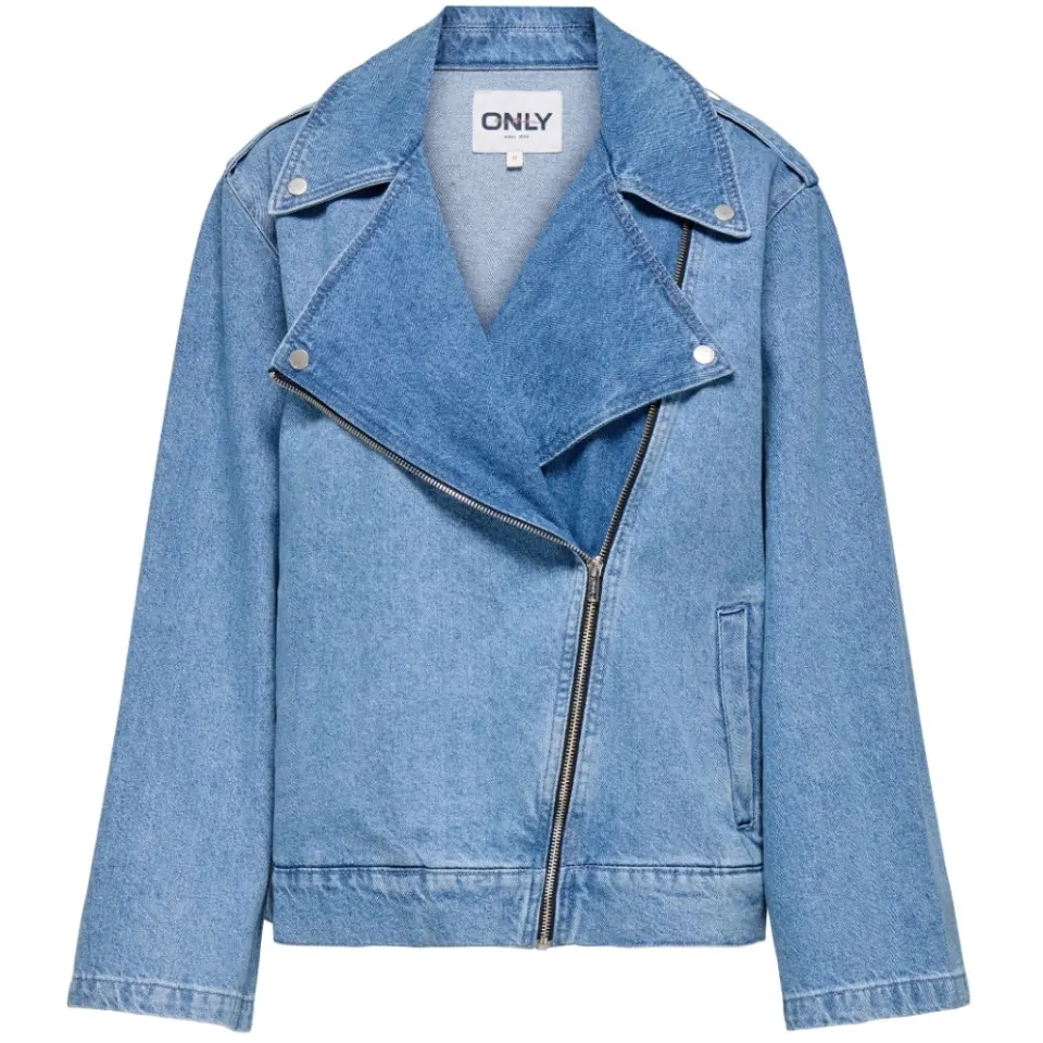 ONLY jakke Onljohanna – Light Blue Denim — produktfoto