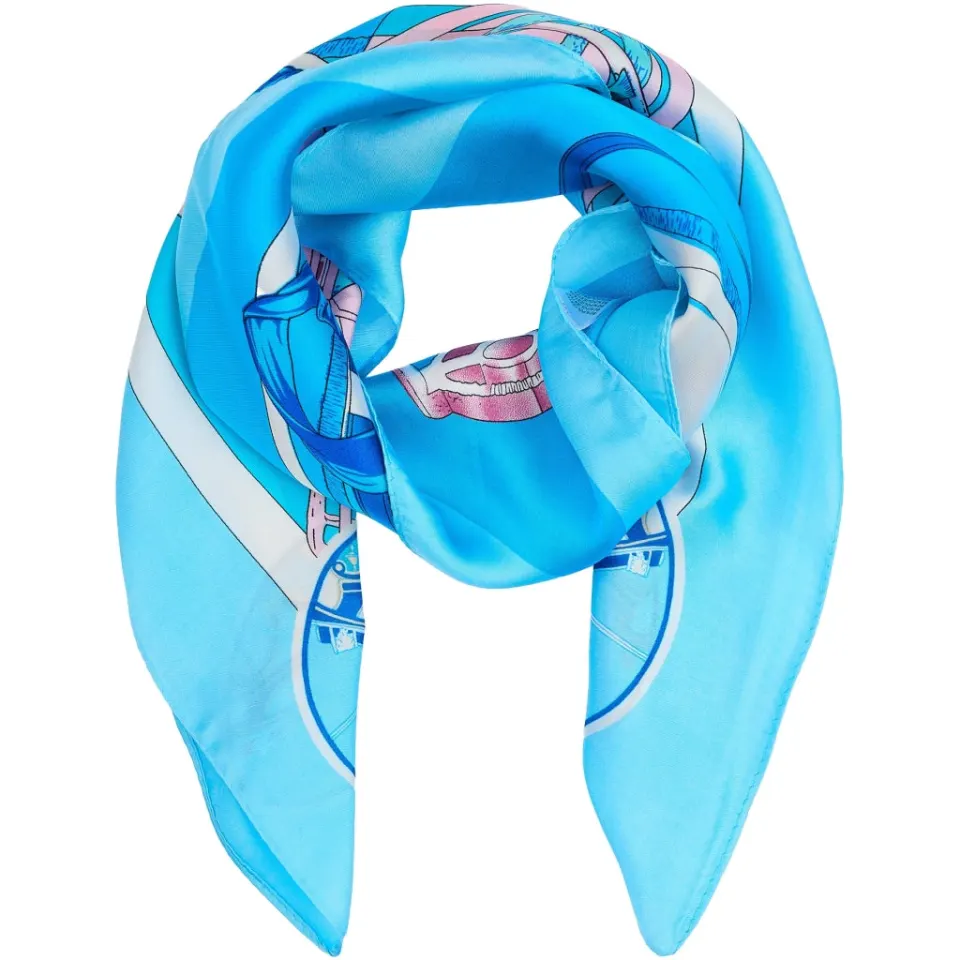 Marta du Château tørklæde MdcJuline FA1-Scarf – Blue176 — produktfoto