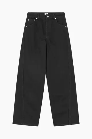 Mads Nørgaard Dyed Denim Christel Jeans – sort — produktfoto