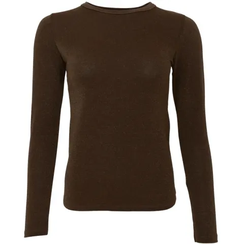 Black Colour bluse Bcfaye – Chocolate — produktfoto