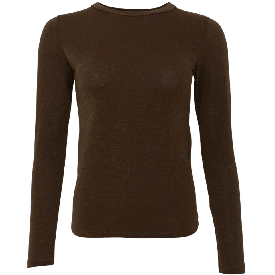 Black Colour bluse Bcfaye – Chocolate — produktfoto