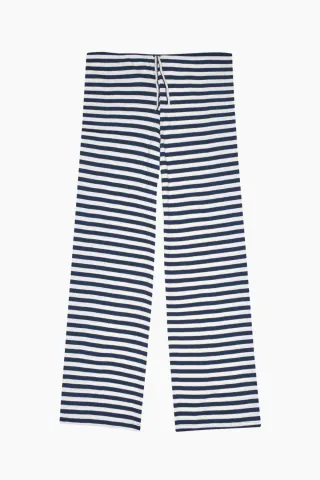 Nørgaard på Strøget NPS Nova Pants Broadway – Marine/Ecru — produktfoto