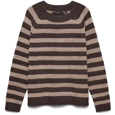 Vero Moda strik Vmdoffy – Chocolate Torte W. COCOA BROWN — produktfoto