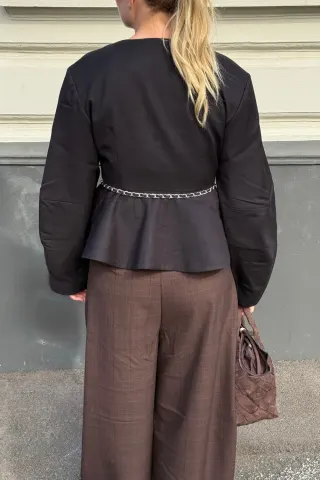 Gestuz GZpaula Blouse – sort — produktfoto