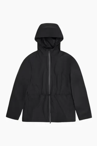 Rains Suva Hardshell String W Jacket W3 – sort — produktfoto