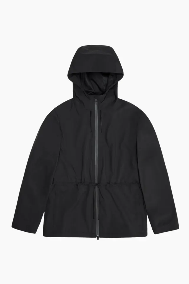 Rains Suva Hardshell String W Jacket W3 – sort — produktfoto