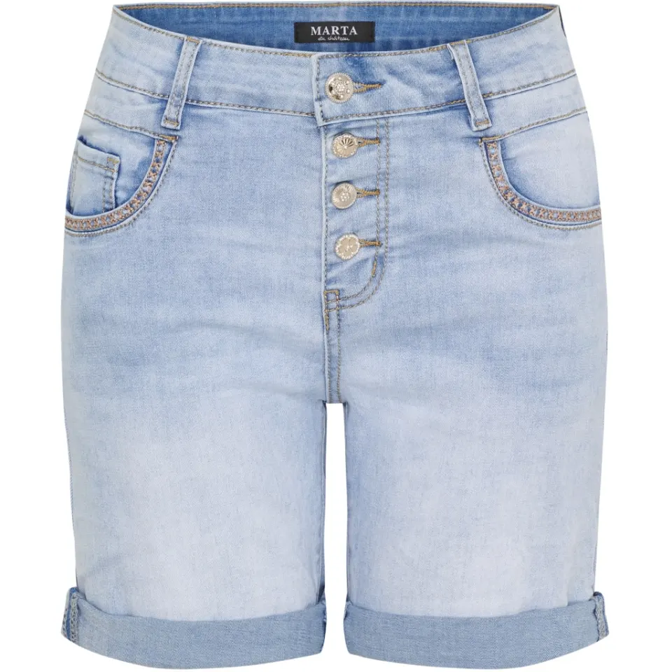 Marta du Château shorts MdcTove MDC209-26105 – Denim — produktfoto