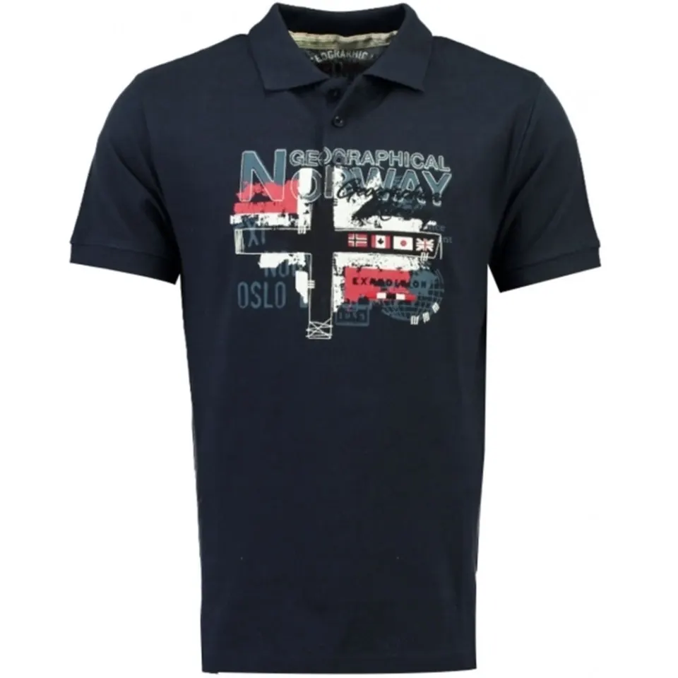 Geographical Norway polo Ketchup – marineblå — produktfoto