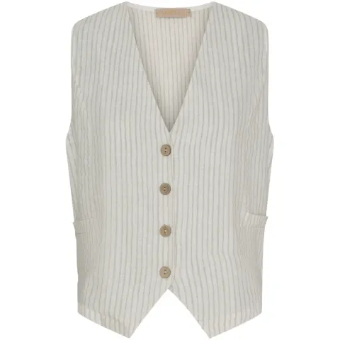 Marta du Château vest MdcEdel – Stripe Grey — produktfoto