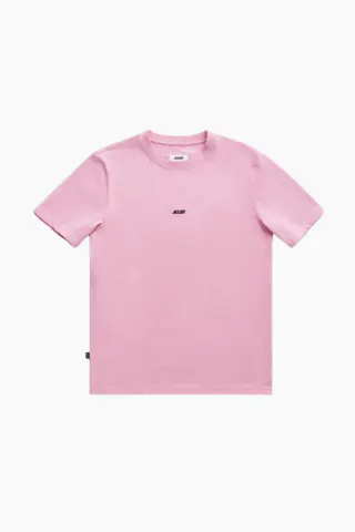 ALIS Jeron Essential T-shirt w/Logo – Solid Pink — produktfoto