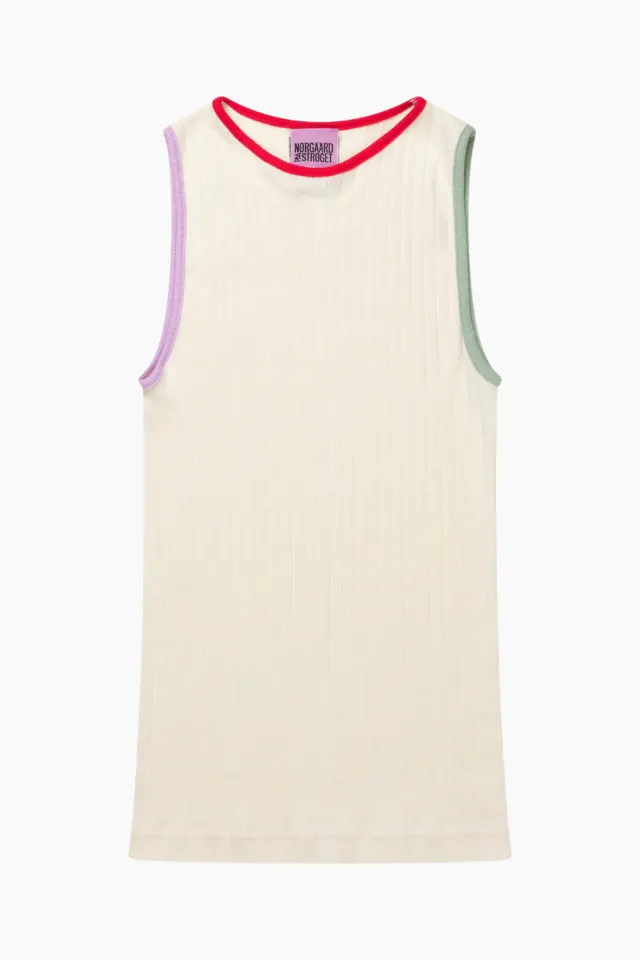 Nørgaard på Strøget NPS Tank Top Helena – Ecru — produktfoto