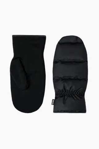 Rains Lohja Puffer Mittens W1T2 – sort — produktfoto