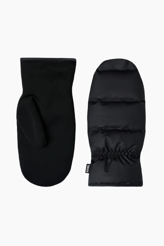 Rains Lohja Puffer Mittens W1T2 – sort — produktfoto