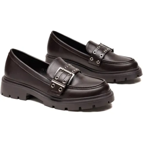 Cleo loafers 77-652 – brun — produktfoto