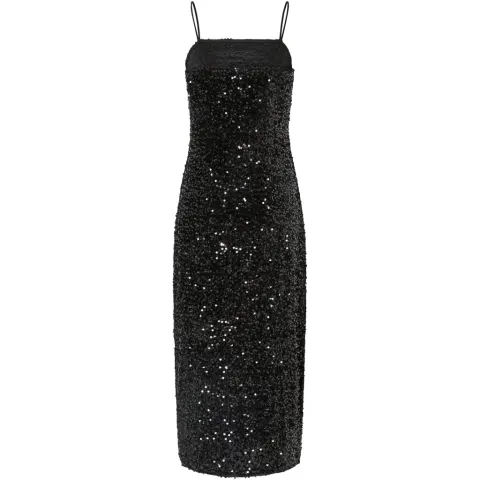 Pieces kjole Pckam – Black Black sequins — produktfoto