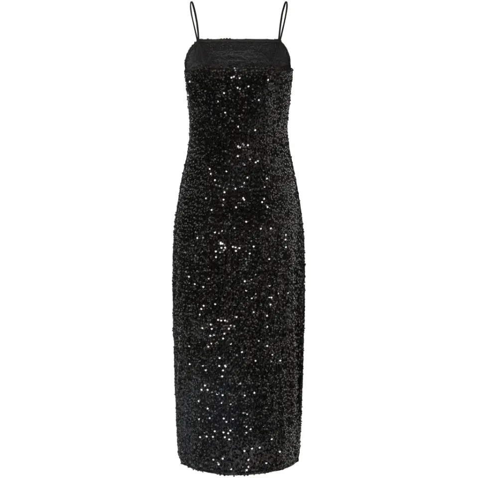 Pieces kjole Pckam – Black Black sequins — produktfoto