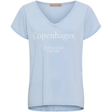 Marta du Château T-Shirt MdcNorina 22031C – Celeste — produktfoto