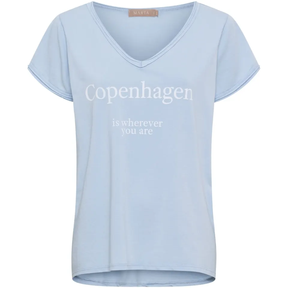 Marta du Château T-Shirt MdcNorina 22031C – Celeste — produktfoto