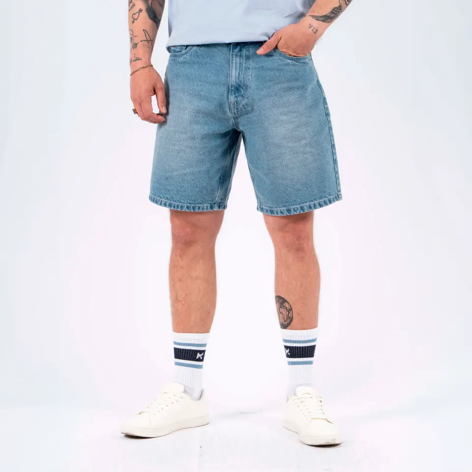 Marcus MAjustin 2236 denim shorts – Blå — produktfoto
