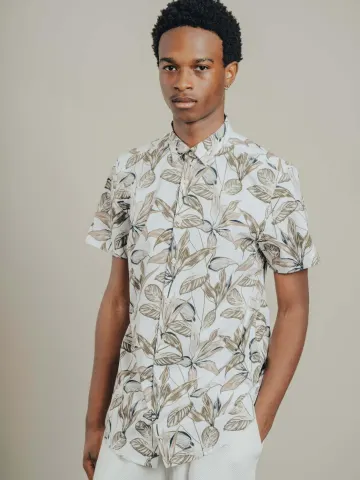 Pre End Varzi Shirt ss – Hvid — produktfoto