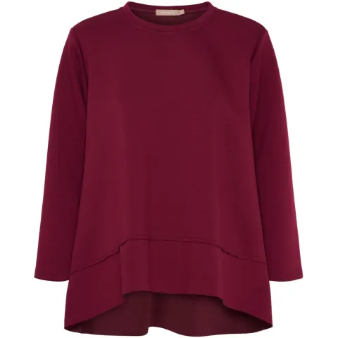 Marta du Château sweatshirt MdcPine 85783-1 – Bordeaux6269 — produktfoto