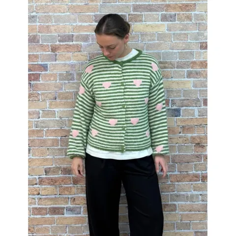 LULULIA Strik LuLiliana 65088LU – Acido/Beige/Rosa — produktfoto