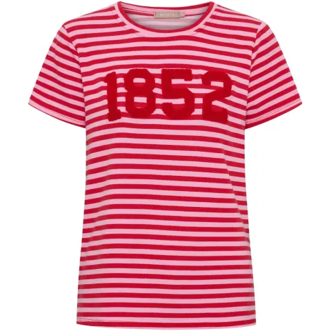 Marta du Château T-Shirt MdcHertha 84275-1852S – Pink/Red — produktfoto