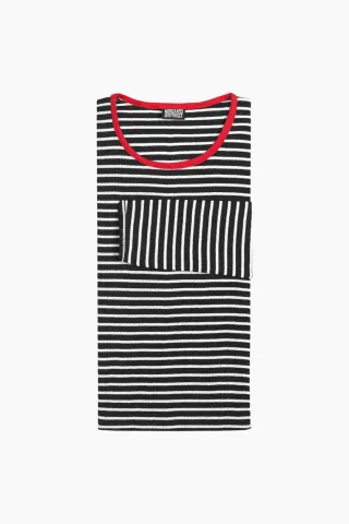 Nørgaard på Strøget 101 KAY – Black/Ecru/Red — produktfoto