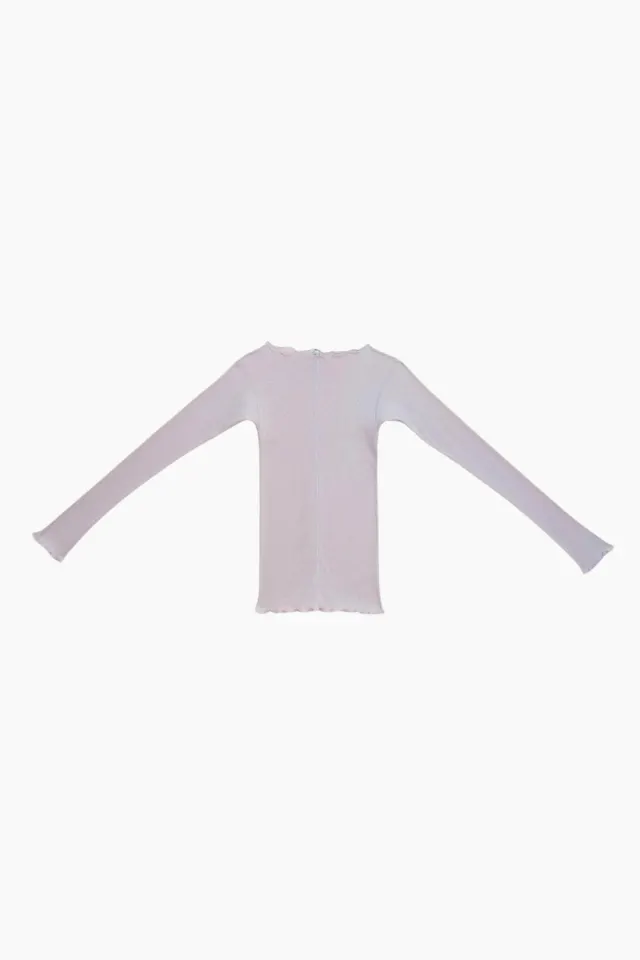 Baserange Pama Long Sleeve Tee – Verbe Purple — produktfoto
