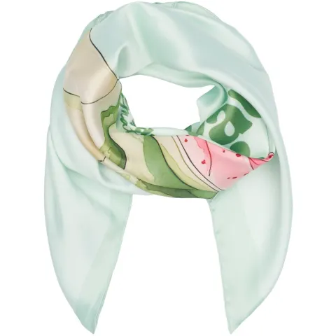 Marta du Château tørklæde MdcFinja BA-Scarf – Green4127 — produktfoto