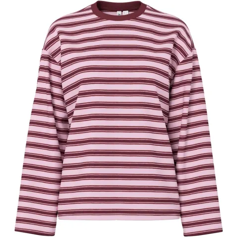 Pieces Bluse Pcsadie – Tawny Port 3 ROSEATE SPOONBILL — produktfoto