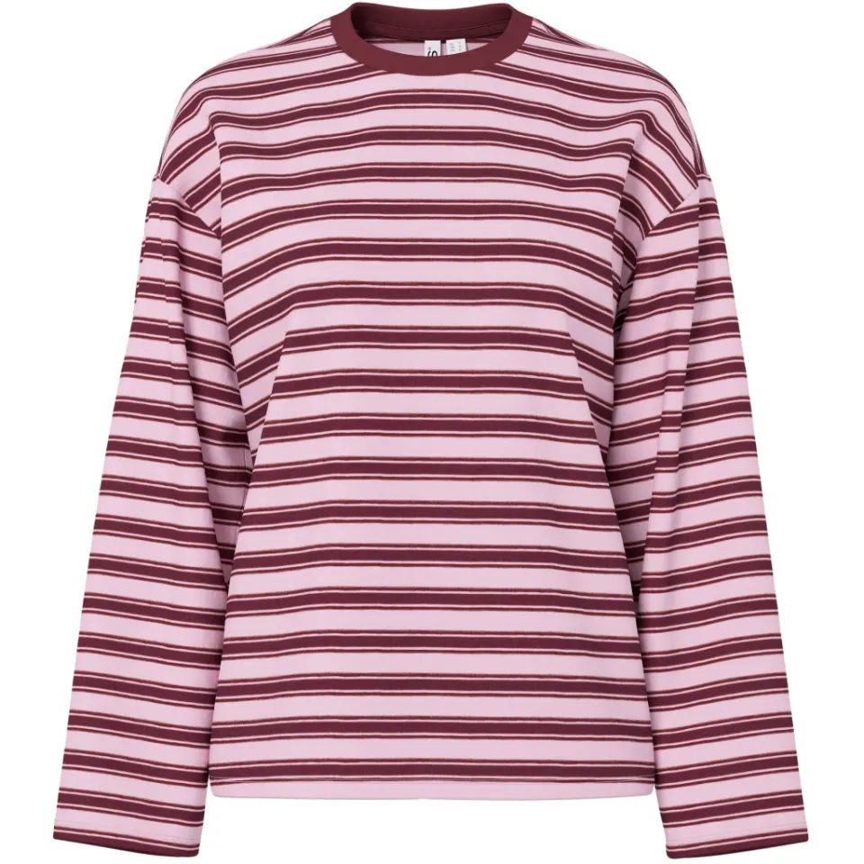 Pieces Bluse Pcsadie – Tawny Port 3 ROSEATE SPOONBILL — produktfoto